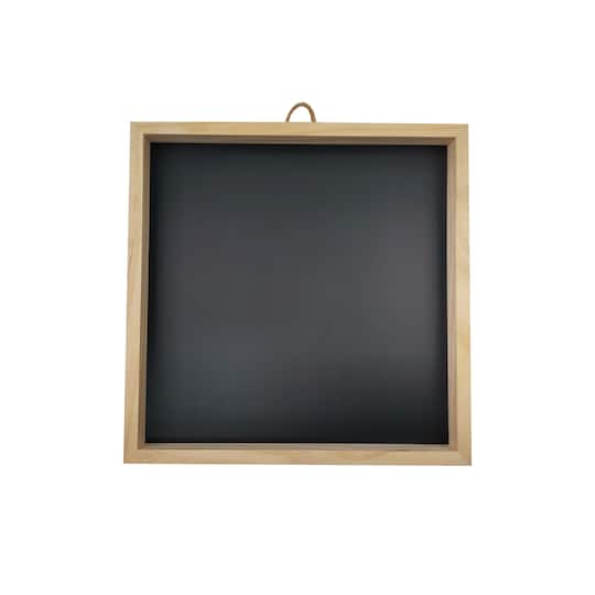 8 Pack: 12&#x22; x 12&#x22; Framed Pinewood Chalkboard by Make Market&#xAE;